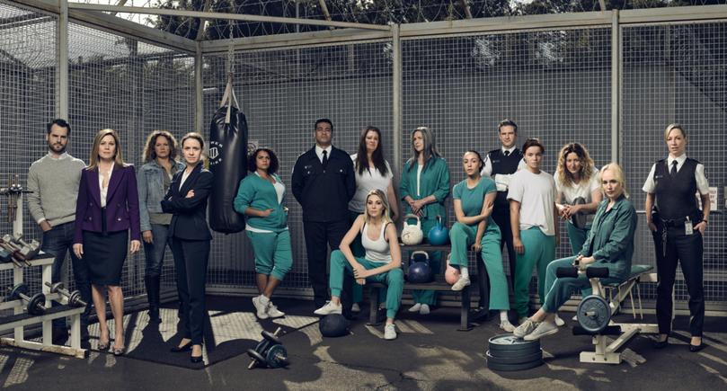 The cast of the final season of Wentworth.