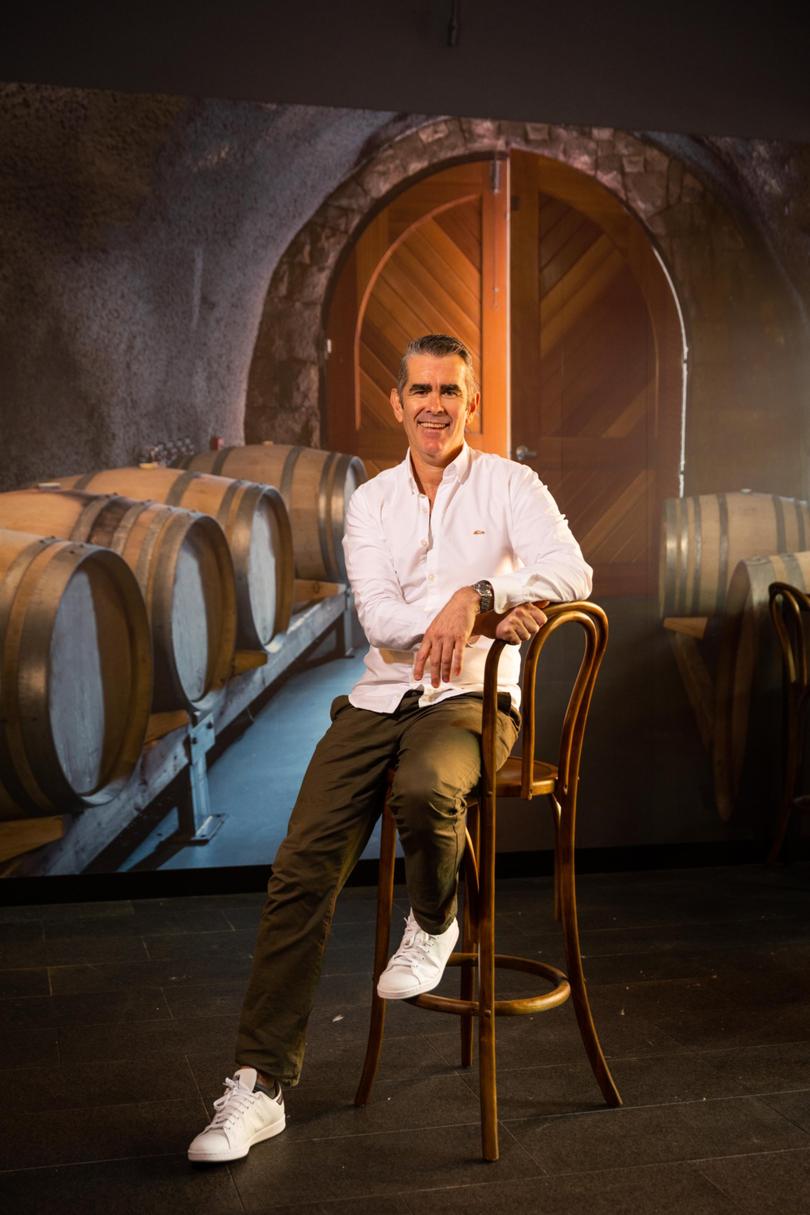 Perth-born chef Shane Osborn at Enoteca Wine Bar, who is back in town ahead of his appearance at Taste Great Southern in May.
