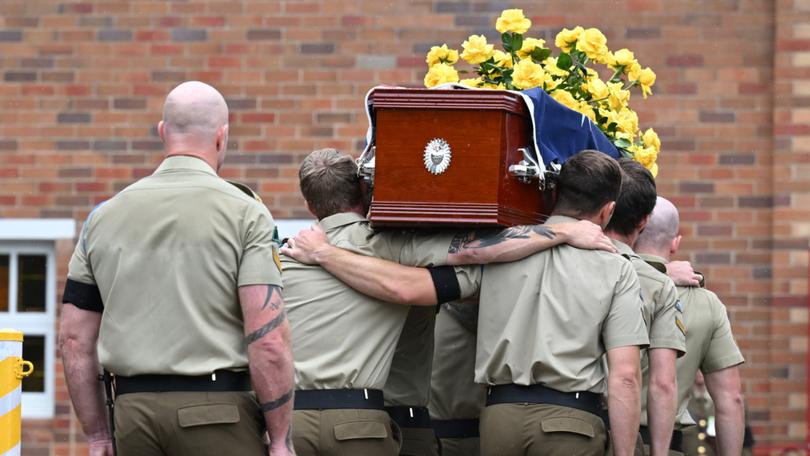 The Prime Minister and army leaders have attended the funeral of Lance Corporal Jack Fitzgibbon, the son of former defence minister Joel Fitzgibbon.