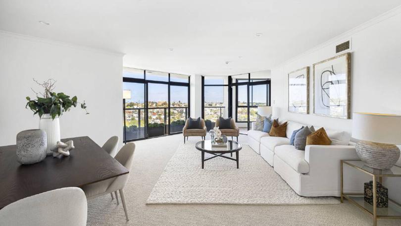 The three-bedroom penthouse apartment in Sydney's eastern suburbs originally had an asking price of $5 million.