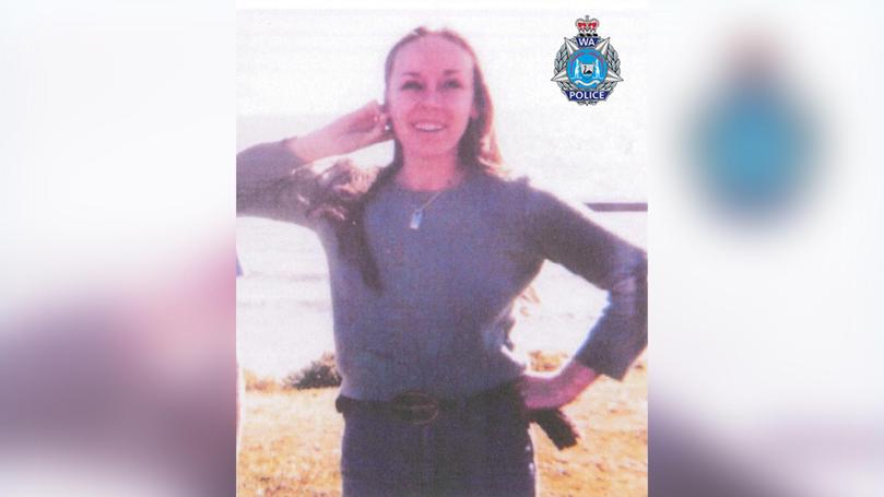 A WA Police photo of Keryn Tate used during an appeal for information about her murder.