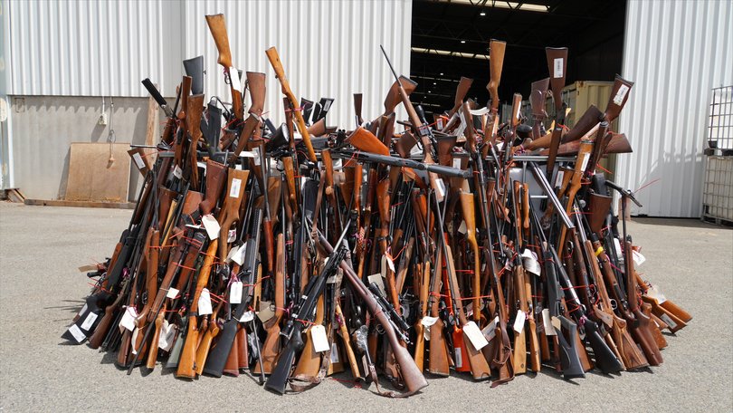 More than 5000 firearms have been surrendered so far under the Cook Government’s voluntary buyback scheme.