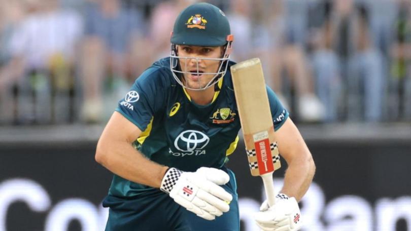 Cricket Australia has withdrawn Aaron Hardie from a stint in England to manage his workload. (Richard Wainwright/AAP PHOTOS)