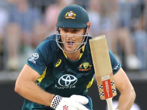 Cricket Australia has withdrawn Aaron Hardie from a stint in England to manage his workload. (Richard Wainwright/AAP PHOTOS)