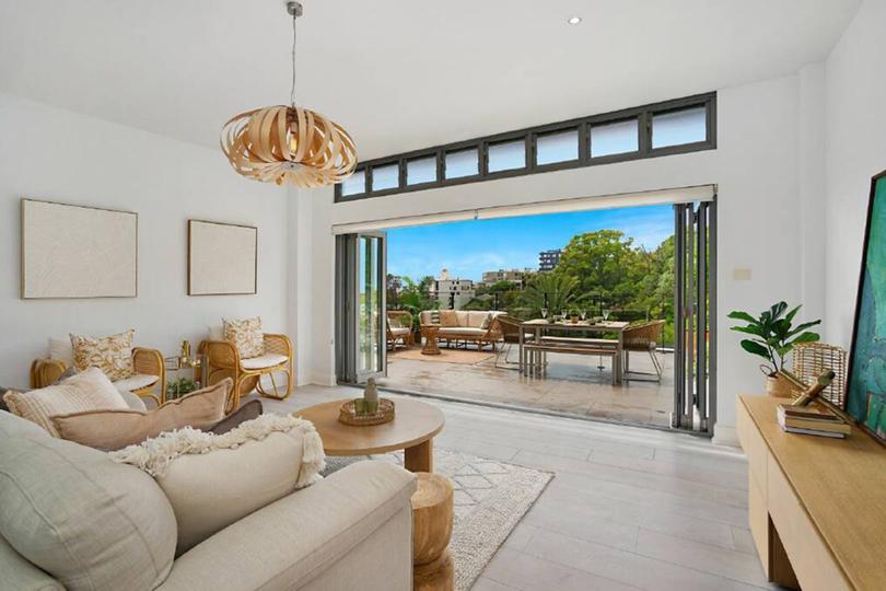 Bi-fold doors open out to the terrace.