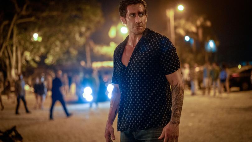 Jake Gyllenhaal in Road House, a remake of the 1989 Patrick Swayze movie.