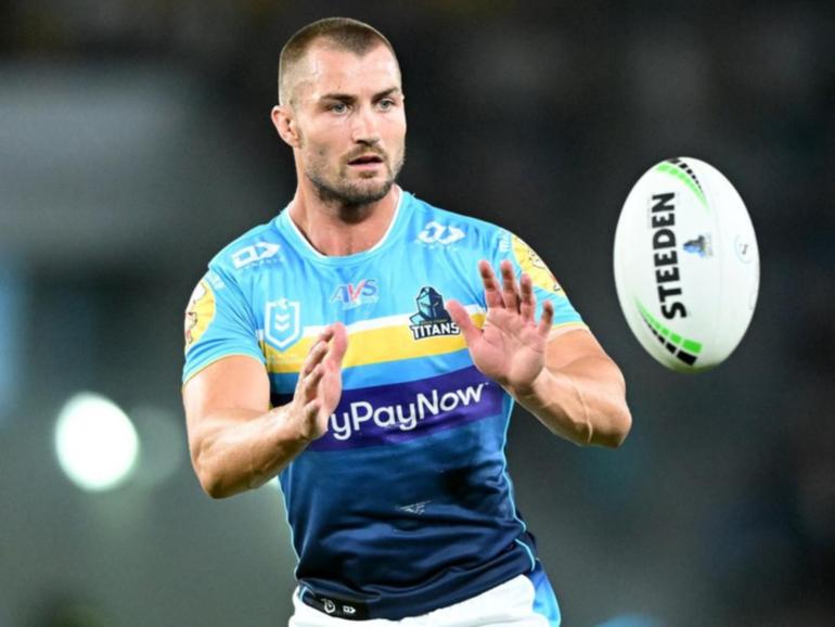 Gold Coast No.6 Kieran Foran returns from injury against his old club Canterbury on Saturday. (Dave Hunt/AAP PHOTOS)