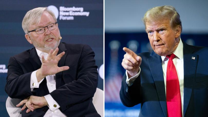 Donald Trump has launched an extraordinary tirade against former Australian prime minister and current US Ambassador Kevin Rudd.