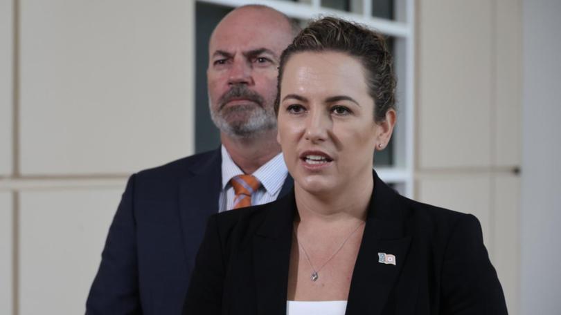 NT opposition leader Lia Finocchiaro is yet to comment on the hiring debacle. (Neve Brissenden/AAP PHOTOS)