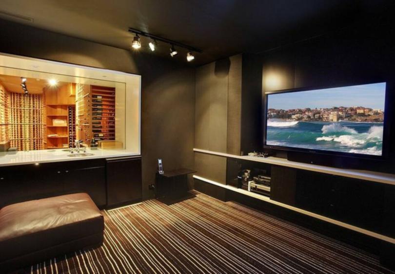 The home cinema room.