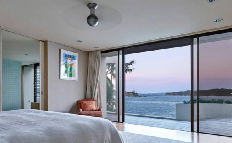 Water views from the bedroom.