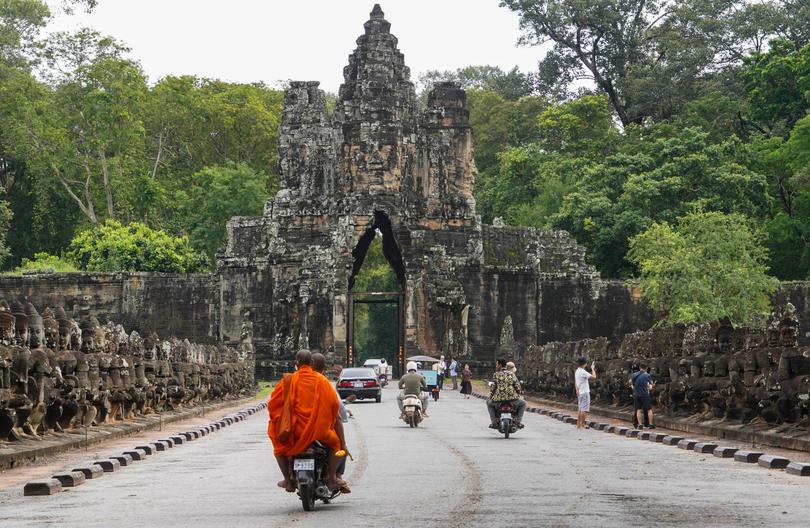 An Angkor Wat temple. 