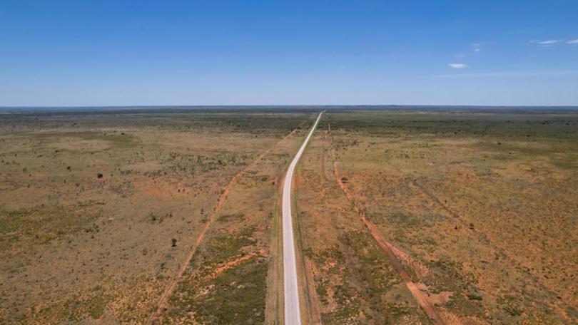 Exclusion zone in place in outback Western Australia.