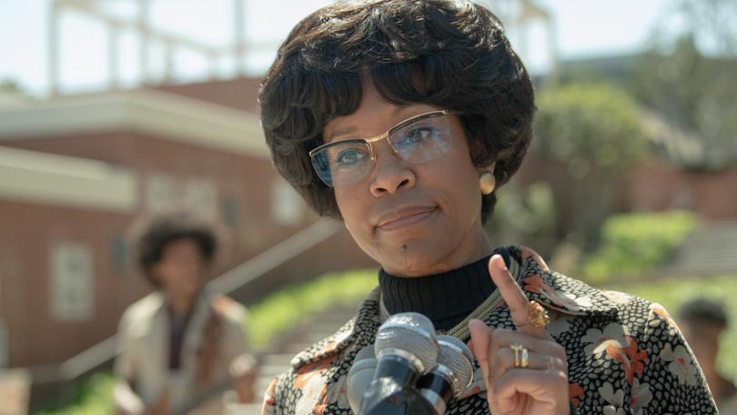 Regina King as Shirley Chisholm in Shirley.