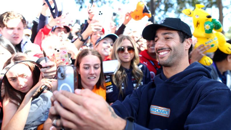 Daniel Ricciardo is still a crowd favourite.