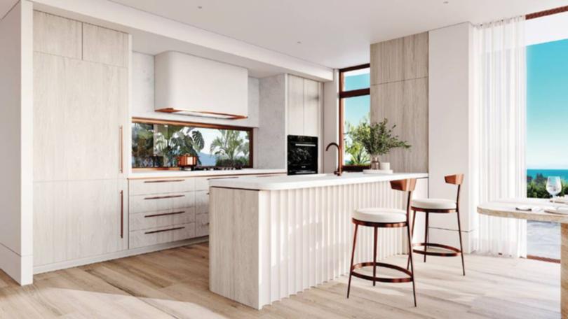 The homes feature luxury appointed fixtures and finishings throughout with custom kitchens, island dining bar, butler's pantry and wine temperature-controlled display.