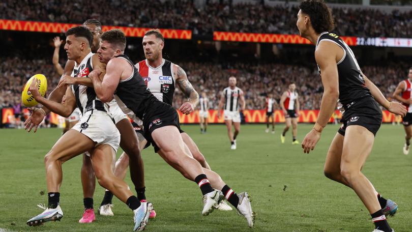 Nick Daicos has been widely criticised for his efforts in Collingwood’s shock loss.