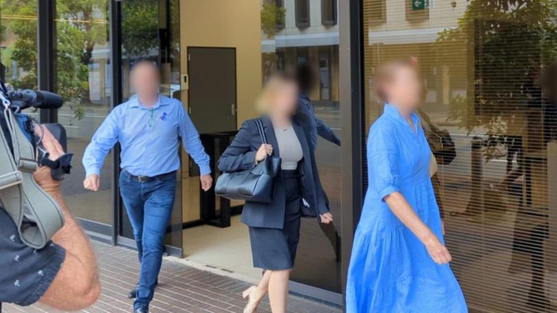 William Tyrrell's foster parents on left and right