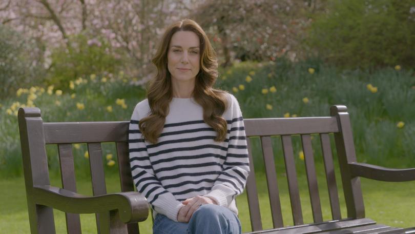 Kate issued a video message revealing her cancer diagnosis.  