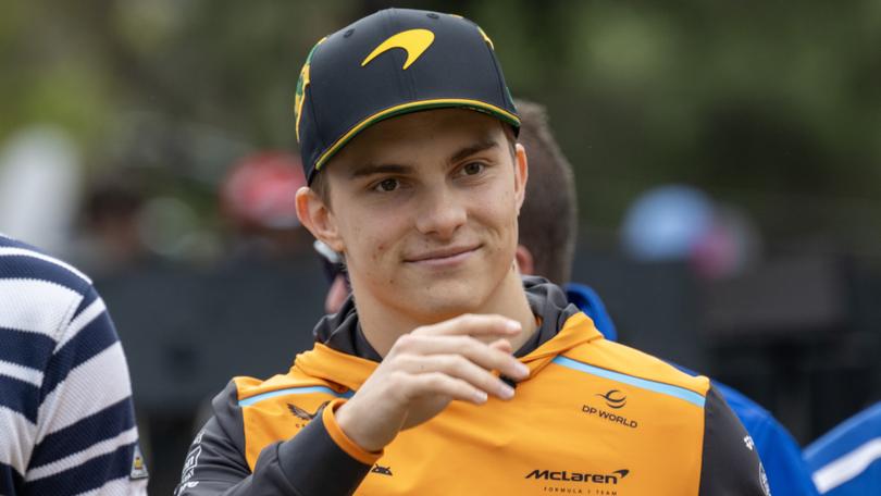 Oscar Piastri will be on the third row of the grid in his home race.
