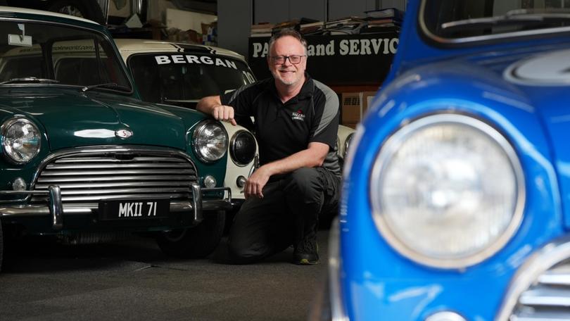 Andrew Bergan From Mini Moke World in Brookvale in Sydney says it’s getting increasingly difficult for specialised mechanics with older-style cars in today's society.