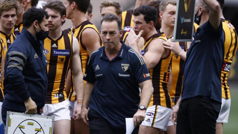 Alastair Clarkson has strongly denied claims of racism during his time as coach at the Hawks. (Daniel Pockett/AAP PHOTOS)