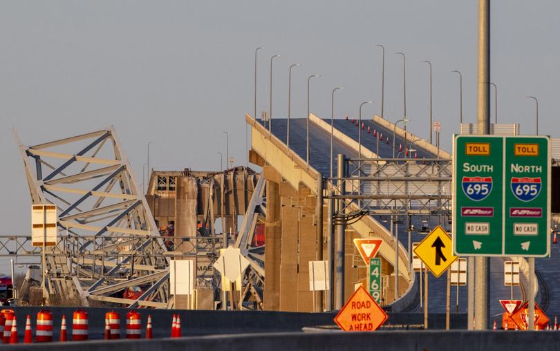 The Key Bridge was hit by a ship and collapsed  on March 26, 2024. 