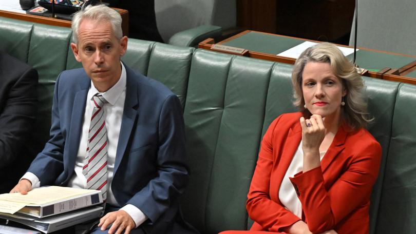 Minister for Immigration Andrew Giles and Minister for Home Affairs Clare O’Neil.