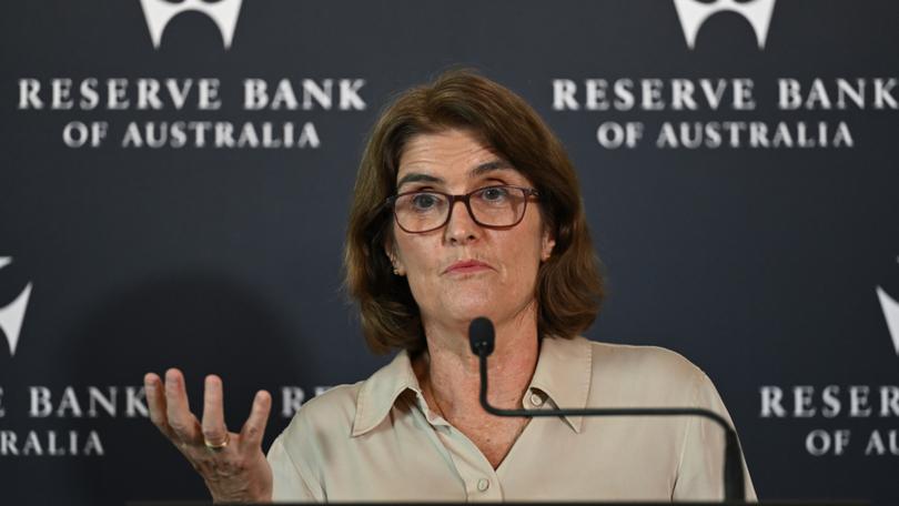 Reserve Bank governor Michele Bullock earlier this month.