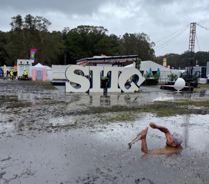 Splendour in the Grass was flooded in 2022. 