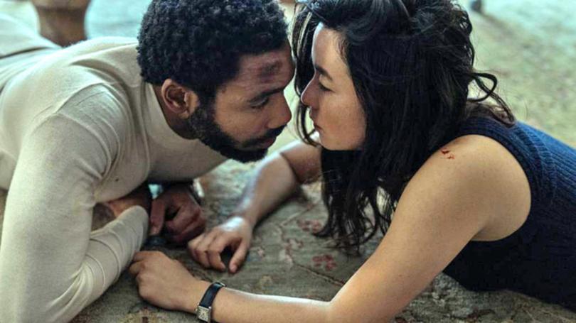 Donald Glover with Maya Erskine in the small screen adaptation of Mr and Mrs Smith.