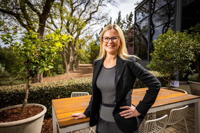 New Australian Petroleum Production & Exploration Association (APPEA) chief executive Samantha McCulloch is in Adelaide for an Oil & Gas roundtable event, pictured on October 20th, 2022, at the Australian Wine Centre in Adelaide.
MUST CREDIT: The Australian