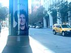 Samuel Bankman-Fried’s poster in downtown San Francisco.