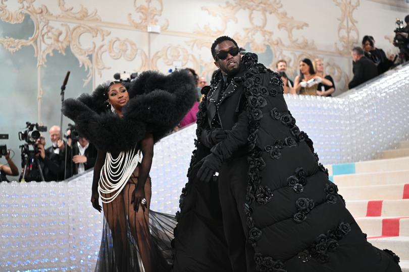 FILE  Yung Miami and Sean Combs at the Metropolitan Museum of Art's Costume Institute benefit gala in New York, May 1, 2023. A restless ambition took Diddy from hip-hop to the Met Gala, a reality show, a fashion label, a fragrance line and his own cable network  then came the accusations and federal raids. (Nina Westervelt/The New York Times)