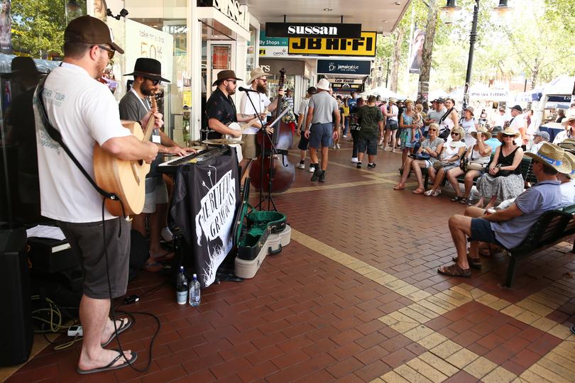 In Tamworth, 70 per cent of events are free.