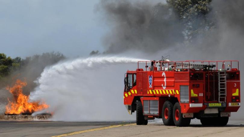 Aviation firefighters will take strike action over safety concerns at airports around the country. (Dean Lewins/AAP PHOTOS)