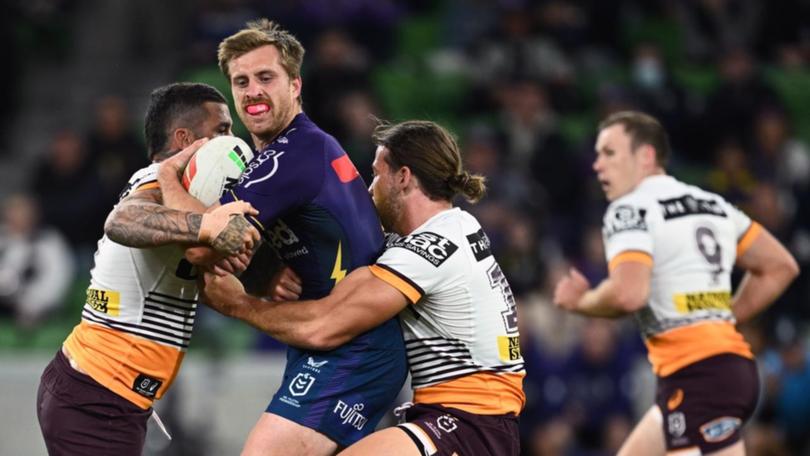 Cameron Munster will be out to trouble Brisbane again in his first NRL outing this season. (Joel Carrett/AAP PHOTOS)