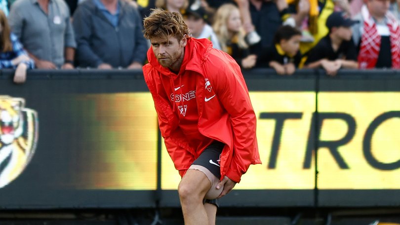 Dane Rampe could miss up to a month of football for the Swans after damaging his hamstring. 