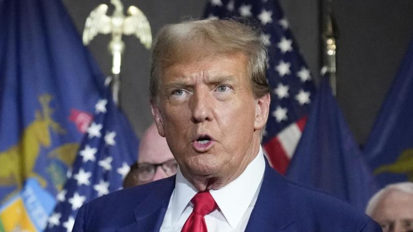 Donald Trump has lost a bid to delay his April 15 trial. (AP PHOTO)