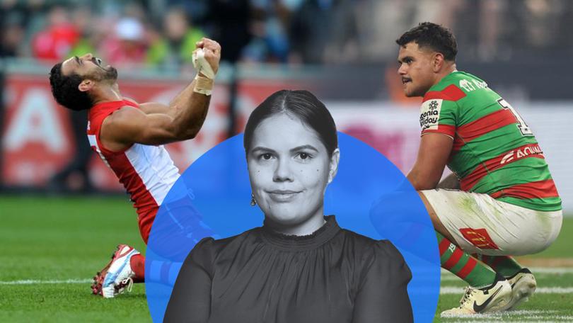 Emma Garlett says the issues of racism facing Latrell Mitchell are similar to that which affected Adam Goodes.
