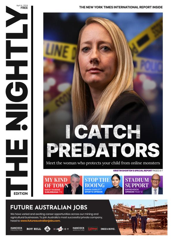 The front page of The Nightly for 04-04-2024