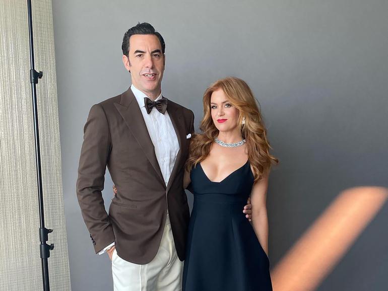 Isla Fisher has made her first public appearance since Rebel Wilson made explosive allegations against her husband Sacha Baron Cohen.
