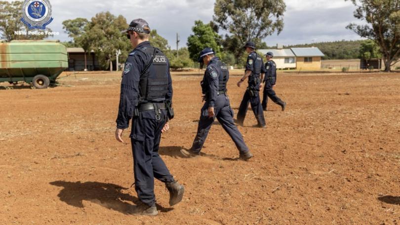 Police launched a search at a rural property as part of their investigation into the boy's death.