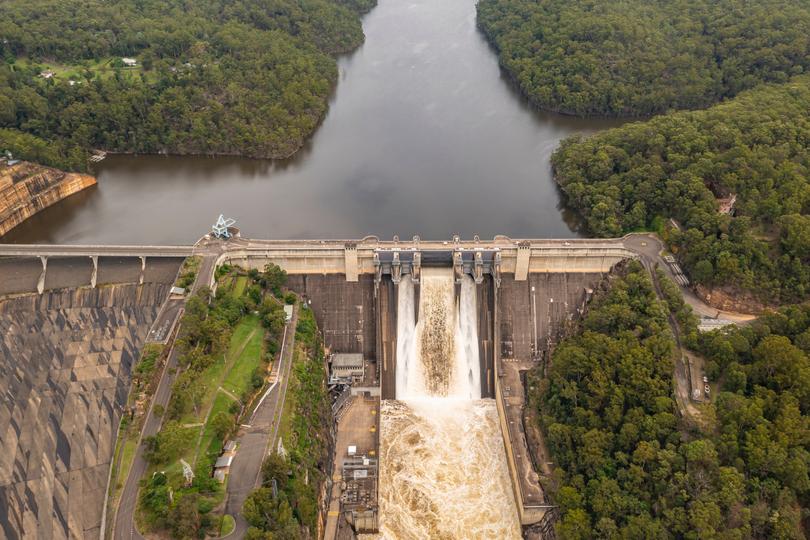 Warragamba Dam is expected to spill after torrential rain lashes Sydney. 