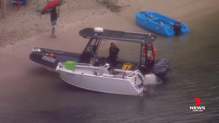 Two people have been found injured and two others are believed to be missing after a boating accident on the Gold Coast.