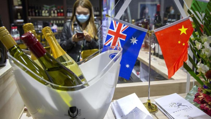 China's "apparent consumption" of wine in 2023 was barely a quarter of its peak in 2017. (AP PHOTO)