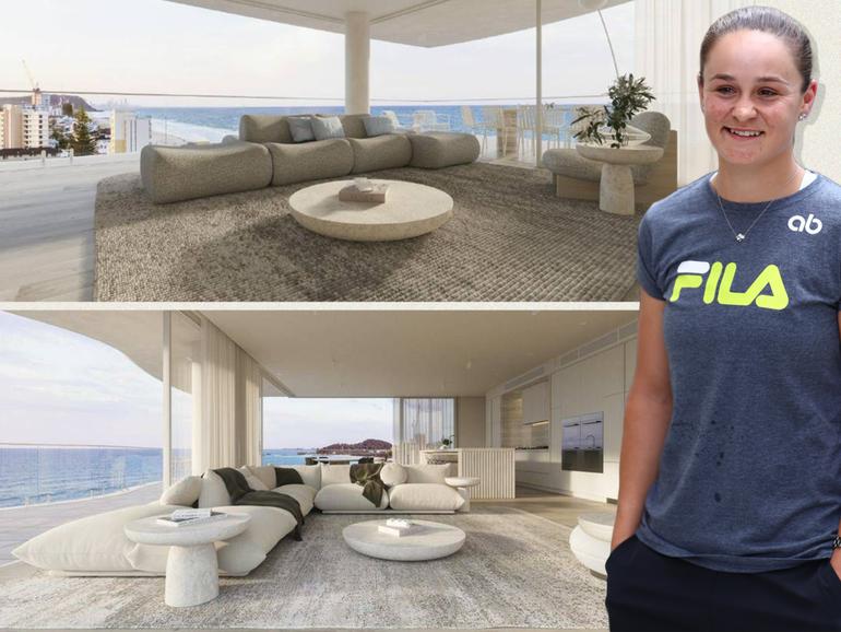 
Ash Barty has reportedly splashed $4 million on a home in the 12-storey Kloud complex in the suburb of Palm Beach.