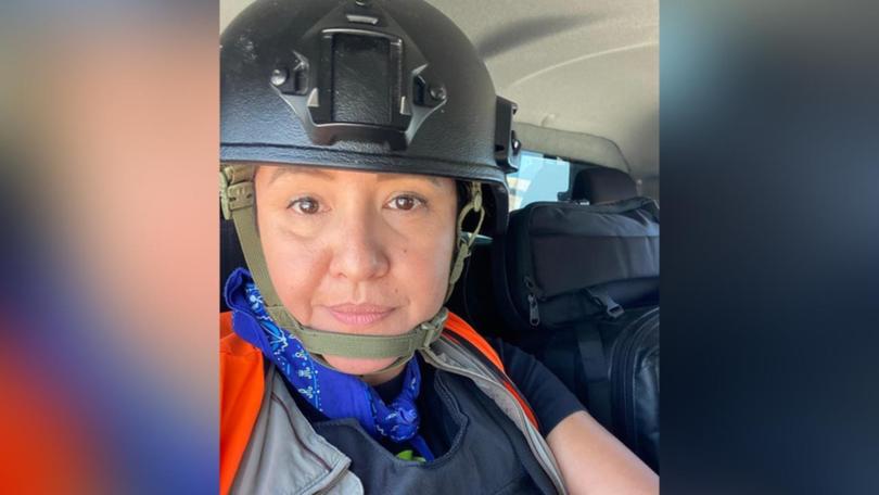 Australian aid worker Zomi Frankcom was killed in a drone strike on April 1.