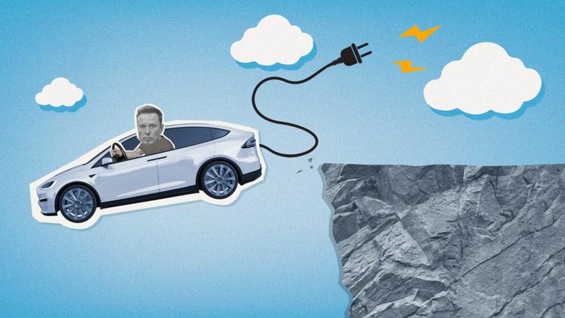 Tesla CEO Elon Musk opening Tesla’s EV manufacturing plant in Germany in 2022. Pool