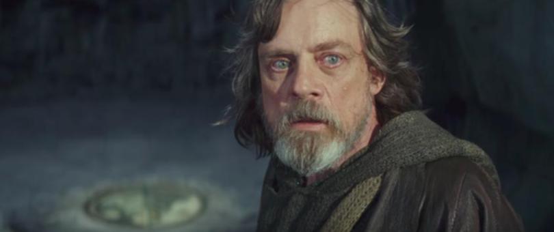 A still taken from the movie "Star Wars: The Last Jedi". Pictured is Mark Hamill. ( Luke Skywalker)